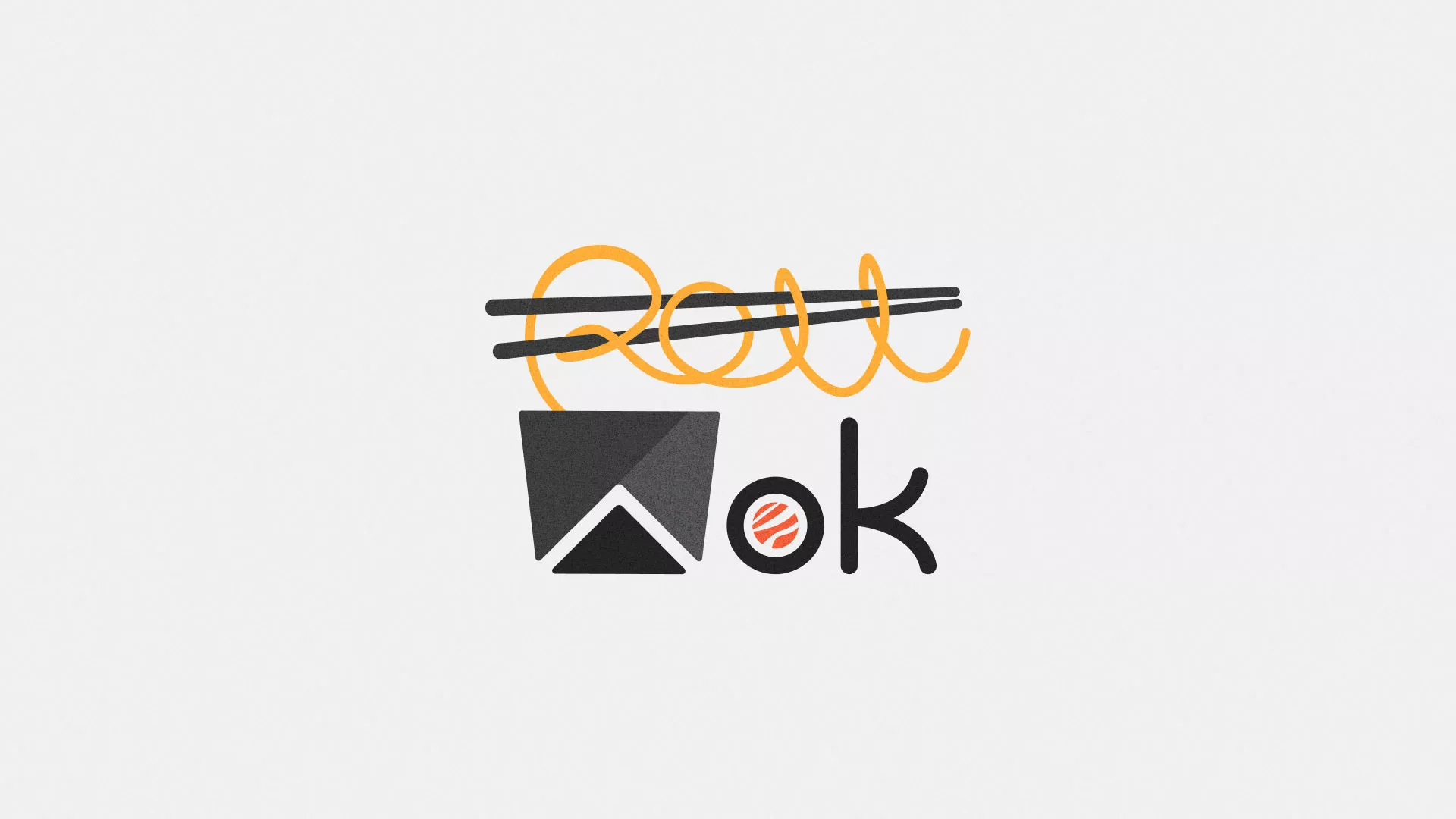Разработка логотипа в Сусумане для суши-бара «Roll Wok Club» Разработка логотипа в Сусумане для суши-бара «Roll Wok Club»